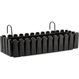 Antrasit Askılı Balkon Saksı Takım 14 Lt No 3