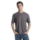 Antrasit Basic Tişört Loose Fit/Bol Rahat Kesim 0613338-90721