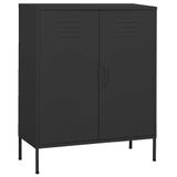 Antrasit Çelik Saklama Dolabı - Ayarlanabilir Raflar, 80 x 35 x 101,5 cm Ev, Ofis, Garaj, Atölye, Endüstriyel Depolama Çözümleri için Metal Saklama Dolabı