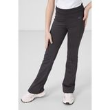 Antrasit Esnek Standart Fit Basic Performans İspanyol Paça Kız Çocuk Tayt - 75193