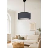 Antrasit Gri Kumaş Dekoratif Tavan Sarkıt Işığı, Modern ve Şık Tasarım - Altın - Gri - Seçenek 1