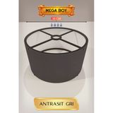 Antrasit Gri Lambader Başlığı 35 Cm Mega Boy