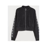 Antrasit kadife crop ceket 7292830038383