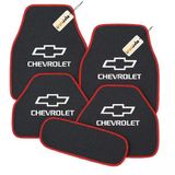 Antrasit Kırmızı Renk Chevrolet 5’Li Oto Halı Paspas Seti Kaymaz, Yıkanabilir, Dayanıklı Zemin Koruma