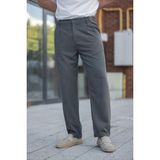 Antrasit Rahat Kesim Erkek Kumaş Pantolon E6577 - 2XL