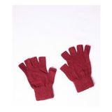Antrasit Unisex Triko Kesik Eldiven Bordo-Tek Ebat