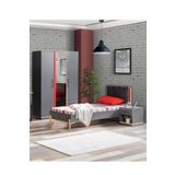 Antre Genç Odası - 3 Kapılı Dolap, Karyola, Komodin