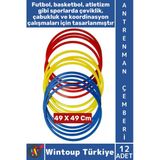 #Antrenmanmalzemesi Futbol Basketbol Spor Koordinasyon Çabukluk Çantalı Antrenman Çemberi 12'Li Set