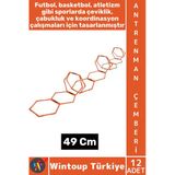 #Antrenmanmalzemesi Futbol Basketbol Spor Koordinasyon Çabukluk Hız Çantalı Antrenman Çemberi 12 Adt