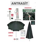 Antresit Deniz Plaj Bahçe 2 Metre 10 Telli Şemsiyesi Seti Çanta - Kazık
