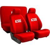 Antwax 26aralikZapomi Kia Pro Ceed-Rio-Rondo Servis Kılıfı Ön Koltuklara Özel - Kırmızı