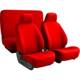Antwax Audi A1 Ön Arka Penye Takım Kırmızı Oto Koltuk Kılıfı