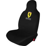 Antwax Ferrarı Baskılı - Oto Ön ve Arka Koltuk Kılıfı Penye Universal - Siyah
