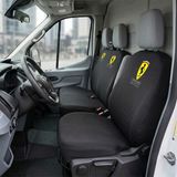 Antwax Ford Transit Siyah Penye Oto Koltuk Kılıfı - Ferrarı Baskılı
