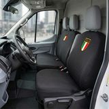 Antwax Ford Transit Siyah Penye Oto Koltuk Kılıfı - Italıa Baskılı
