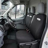 Antwax Ford Transit Siyah Penye Oto Koltuk Kılıfı - Marka Logo Baskılı