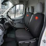 Antwax Ford Transit Siyah Penye Oto Koltuk Kılıfı - Red Bull Baskılı