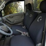 Antwax Hyundai H100 Siyah Penye Oto Koltuk Kılıfı - Ay Yıldız Baskılı