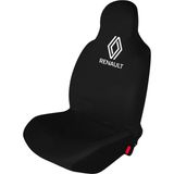 Antwax Siyah Penye Oto Ön ve Arka Koltuk Kılıfı - Renault Marka Logo Baskılı