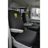 Antwax Volkswagen Transporter 4+1 - Siyah Penye Oto Koltuk Kılıfı - Ferrarı Baskılı
