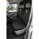 Antwax Volkswagen Transporter 5+1 - Siyah Penye Oto Koltuk Kılıfı - ITALIA Baskılı
