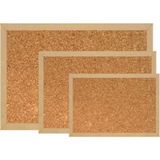 Antyazı Naturel Mantar Pano 45x60 cm MDF Çerçeve Araç Gereçler İçin Kullanışlı Parça