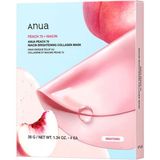 Anua Peach 70 Niacinamide Brightening Collagen Mask 4ea Cilt Tonu Eşitleyici Hidrojel Yüz Maskesi 38 gr - Pembe - Standart