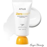 Anua Zero-Cast Nemlendirici Güneş Kremi Spf 50, Yüz Için Doğal Işıltı Veren Güneş Kremi, Beyaz Iz Bırakmaz, Hyaluronik Asit, Niasinamid, Yağsız, Kore Cilt Bakımı, 50 ml