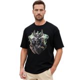 Anubis Oversize Unisex T-shirt (500, Siyah, 2XL)