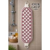 Anuk Grup Halkalı Banyo Lifi Yumuşak Dokulu - Çeyizlik , Düğün Nişan Söz Bohça Umre Hediyelik - Gül Kurusu