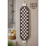 Anuk Grup Halkalı Banyo Lifi Yumuşak Dokulu - Çeyizlik , Düğün Nişan Söz Bohça Umre Hediyelik - Kahverengi
