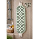 Anuk Grup Halkalı Banyo Lifi Yumuşak Dokulu - Çeyizlik , Düğün Nişan Söz Bohça Umre Hediyelik - Mint