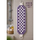 Anuk Grup Halkalı Banyo Lifi Yumuşak Dokulu - Çeyizlik , Düğün Nişan Söz Bohça Umre Hediyelik - Mor