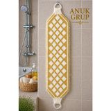 Anuk Grup Halkalı Banyo Lifi Yumuşak Dokulu - Çeyizlik , Düğün Nişan Söz Bohça Umre Hediyelik - Sarı