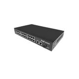 Anunnaki 10324Ke 24 Port Poe Switch | 400W | 2Ge Gigabit Uplink +1Sfp | 250M Extend Ip Kamera Uyumlu