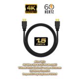 Anunnaki Alfas 1.5 Metre HDMI Kablo | Altın Uçlu | 4K Ultra HD 60Hz Full HD V1.4 3D Destekli 1.5m Hdmi Kablo
