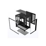 Anunnaki Gaming Boş Kasa Temperli Cam Şeffaf 42x28cm Bilgisayar Kasası 425x280x420mm