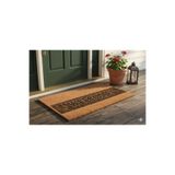 ANUTYA HOME Coco CC025A Welcome Desenli Kalın Kaymaz Taban Nem Alıcı Şık Tasarım Kapı Önü Paspası 45x75 cm
