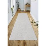 ANUTYA HOME Modern Krem Yumuşak Bohem Özel Kesim Koridor Mutfak Salon Balkon Tozumayan Çocuk Odası Halısı