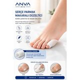 Anva Med Ayak Serçe Parmağı Için Makaralı Kemik Çıkıntısı ve Nasır Önleyici Düzeltici - Şeffaf
