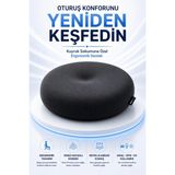 ANVA MED Ortopedik Oturma Simidi Yuvarlak Koltuk Minderi Kuyruk Sokumu Destekli Oturma Yastığı