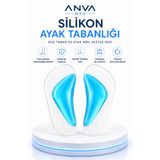 ANVA MED Silikon Ayak Tabanlığı – Düz Taban ve Ayak Arkı Destek Pedi