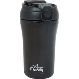 Any Morning SI232021 Mug Siyah 400 ml İki Ağızlı Termos