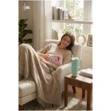 Any Morning Vaha 1200 ml Çelik Termos, Su Yeşili & BiggDesign Cats Elektrikli Sıcak Su Torbası Seti
