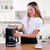 Any Morning Zaman Ayarlı Filtre Kahve Makinesi, Demleme Yoğunluk Ayarlı 1000 W 2 L SH21515B - Antrasit