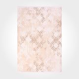Anya Krem Geometrik Bambu Modern Geometrik Etnik Desenli Boho Makinada Yıkanabilir Hav Toz Vermez Leke Tutmaz Kaymaz Taban Dijital Makine Baskı Halı Oturma Odası Salon Yolluk Koridor Mutfak Halısı