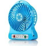 Anycast Vantilatör Şarjlı Mini 3 Kademe Mini Fan Mavi