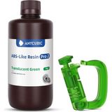 Anycubic Abs Like Resin Pro 2 Uv Reçine 1kg Şeffaf Yeşil - 1 adet