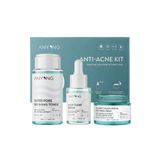 Anyong Akne Karşıtı Ve Gözenek Sıkılaştırıcı Karma-yağlı Cilt Bakım Kiti (TONİK, SERUM, KREM)/ Azelaik Asit (50 ML + 12 ML + 20 ML)