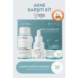 ANYONG Akne Karşıtı ve Gözenek Sıkılaştırıcı Karma-Yağlı Cilt Bakım Seti Tonik, Serum, Krem - Azelaik Asit